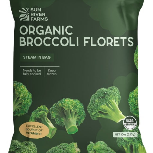 Sun River Farms Organic Broccoli Florets 10 oz