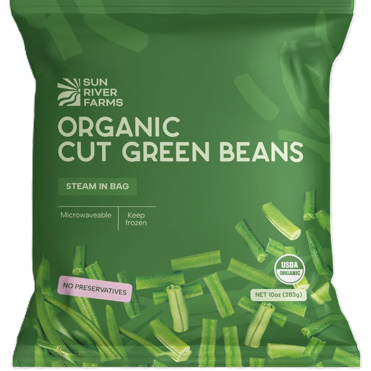 Sun River Farms Organic Cut Green Beans 10 oz