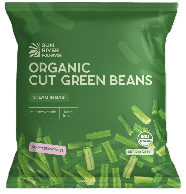 Sun River Farms Organic Cut Green Beans 10 oz