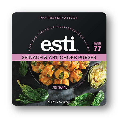 Esti Spinach & Artichoke Purses 7.9oz
