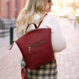 Brooklyn Backpack: Cognac
