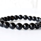 Healing Bracelet | Black Tourmaline | Gemstone Bracelet: 4mm
