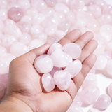 Rose Quartz Tumbled Stones | Healing Crystals | Chakra: 250Grams