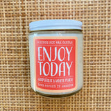 "Enjoy Today" grapefruit + white peach
