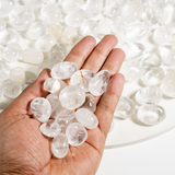 Crystal Quartz Tumbled Stones | Clear Quartz | Healing Stone: 100Grams