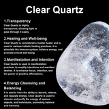 Crystal Quartz Tumbled Stones | Clear Quartz | Healing Stone: 100Grams