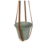 Leather Plant Hanger: Black