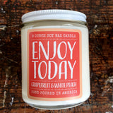 "Enjoy Today" grapefruit + white peach