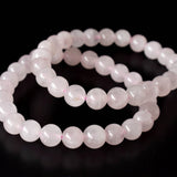 Healing Bracelet | Rose Quartz | Gemstone Beaded Bracelet: 4mm