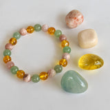 Good Luck Crystal Gift Set | Tumbled Stones | Gem Bracelet: SET1 (Tumbles)