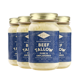 Pure & Unflavored Regenerative Beef Tallow 14oz
