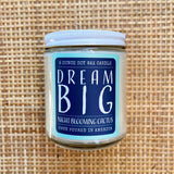 "Dream Big" night blooming cactus candle