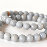 Healing Bracelet | Angelite Bracelet | Gemstone Bracelet: 4mm