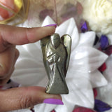 Pyrite Gemstone Angel | Pocket Angel | Crystal Figurine