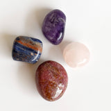 LOVE Crystal Gift Set | Love Crystals | Heart Chakra Kit: SET2 (Tumbles+ Bracelet)