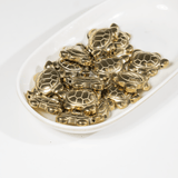 Gold Pyrite Turtle Figurine | Crystal Animal | Bulk Beads: 1Pcs