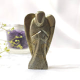 Pyrite Gemstone Angel | Pocket Angel | Crystal Figurine