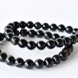 Healing Bracelet | Black Tourmaline | Gemstone Bracelet: 4mm