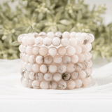 Round Beads Bracelets | Crystal Jewelry | Chakra Bracelet: Pyrite / 6mm