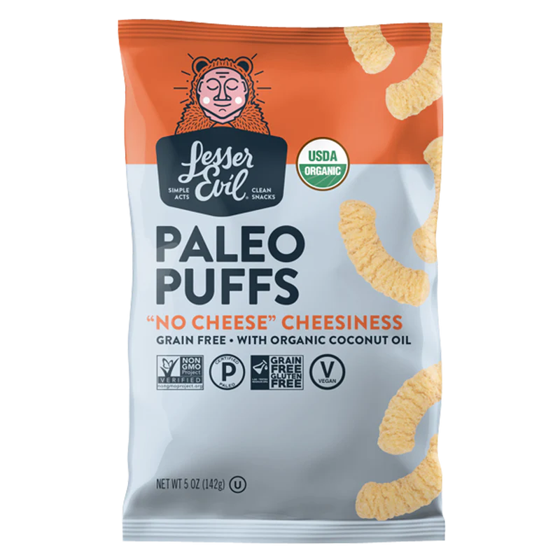 Lesser Evil- Paleo Puffs No Cheese Cheesiness