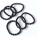 Healing Bracelet | Black Tourmaline | Gemstone Bracelet: 4mm