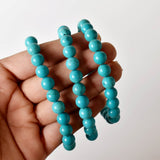 Healing Bracelet | Turquoise Howlite | Beaded Gemstone: 4mm