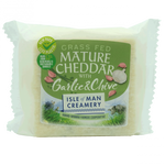Isle of Man Grass Fed Mature Cheddar with Garlic & Chive 6.3 oz