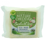 Isle of Man Grass Fed Mature Cheddar with Garlic & Chive 6.3 oz
