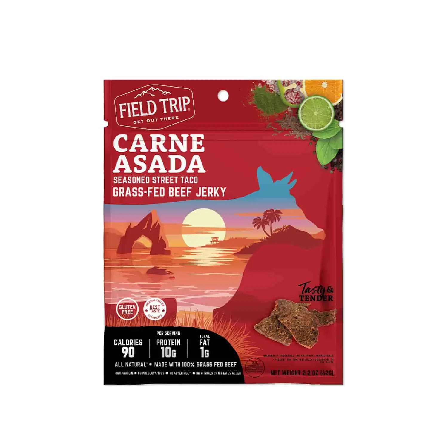 Field Trip Carne Asada Street Taco Grass-Fed Beef Jerky 2.2oz