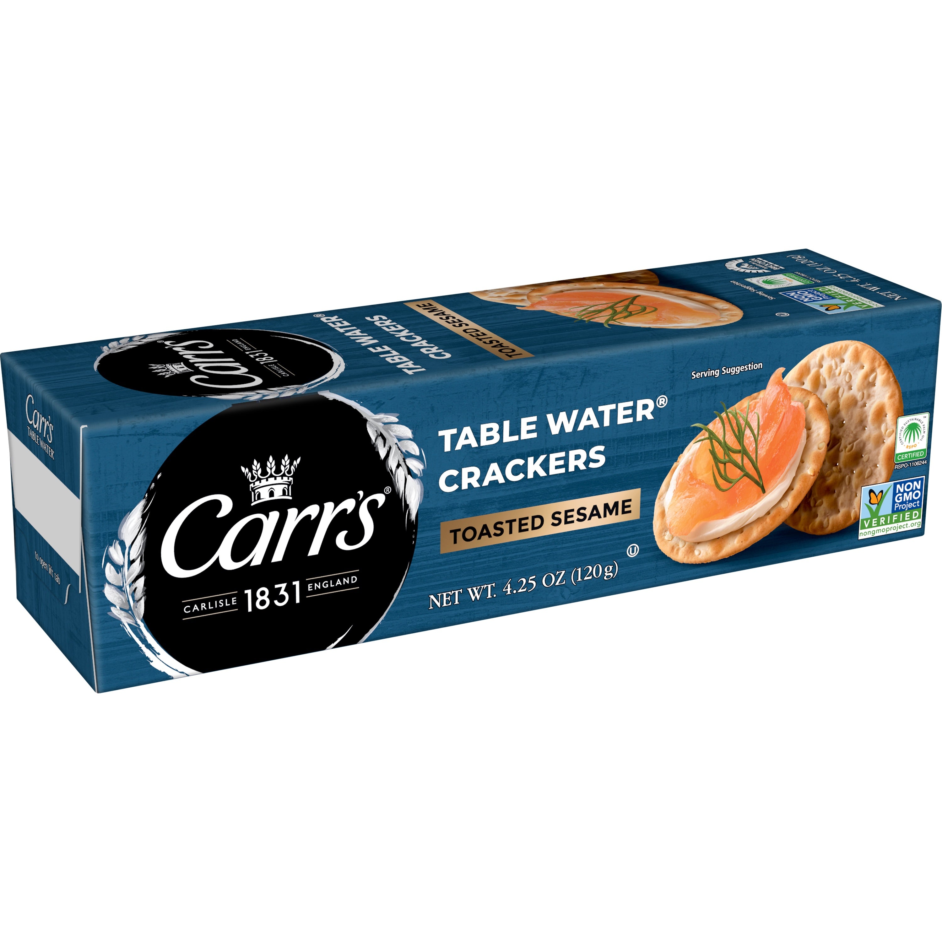 Carr's Table Water Crackers-Sesame 4.25oz