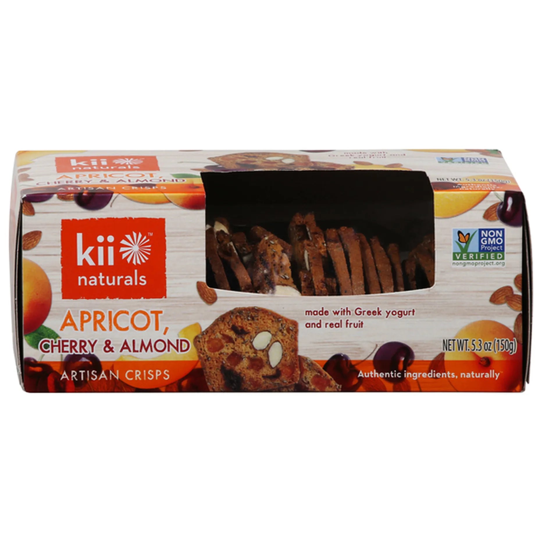 Kii Naturals Apricot, Cherry & Almond Artisan Crisps 5.3oz