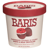 Baris Hazelnut & Milk Chocolate Covered Raspberries