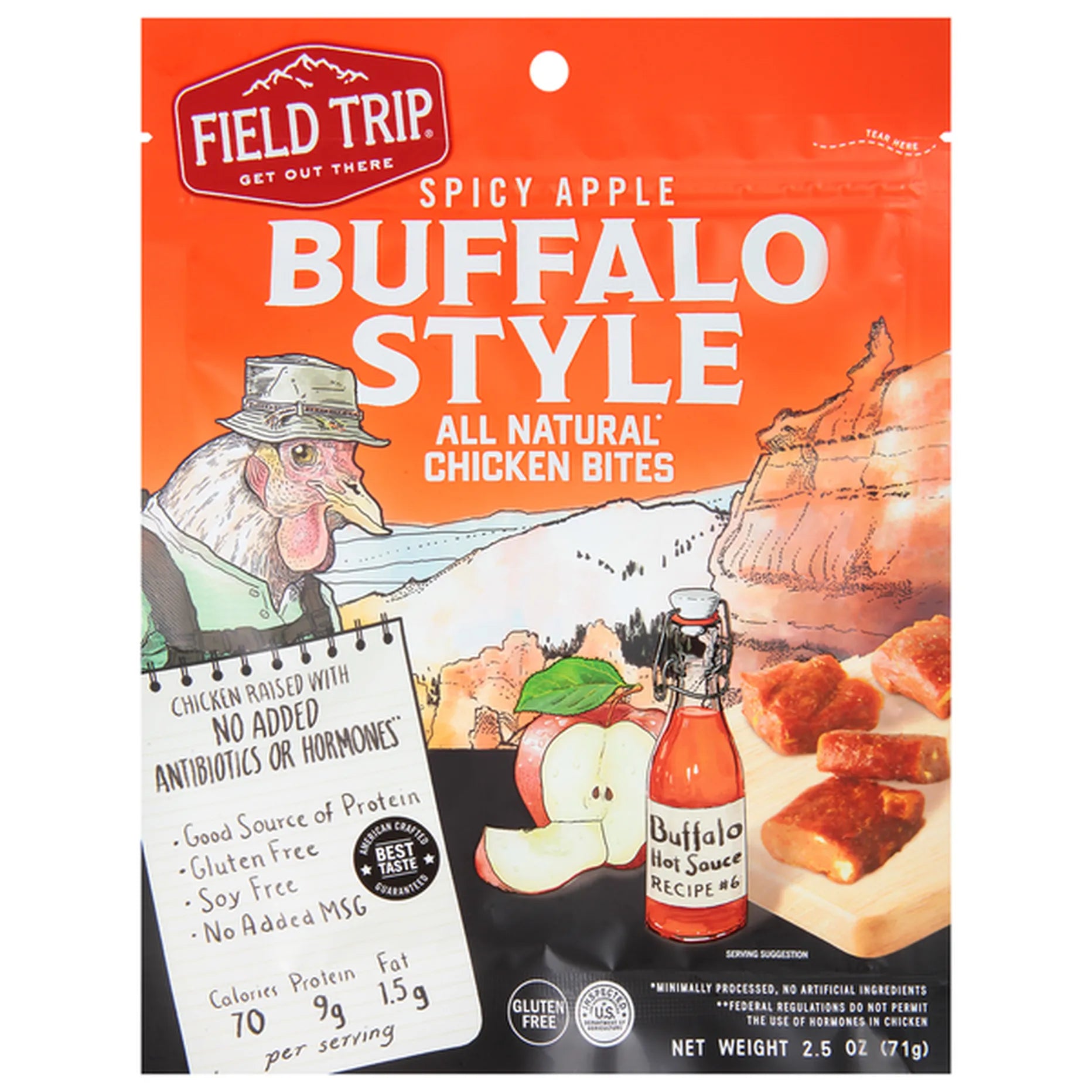 Field Trip - Chicken Bites- Spicy Buffalo Apple 2.2oz