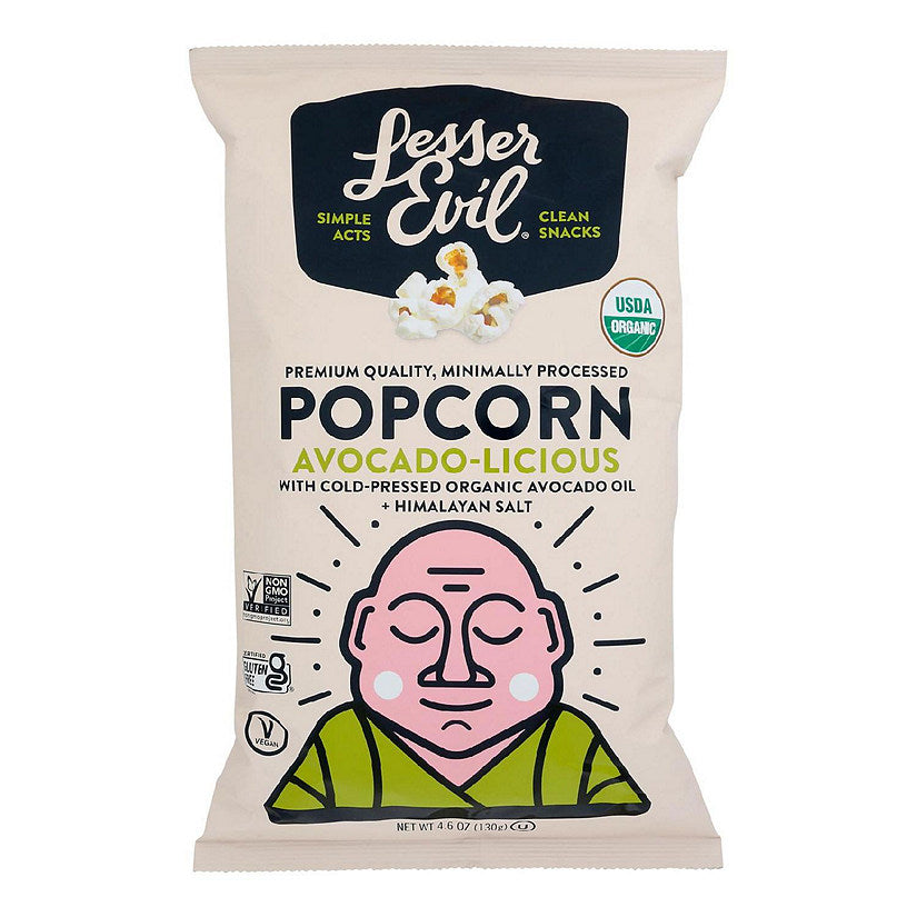 Lesser Evil Popcorn Avocado-licious 4.6 oz