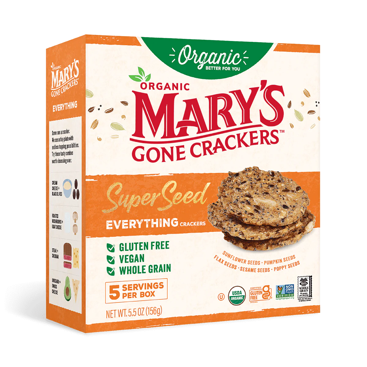Mary's Gone Crackers Superseed Everything Crackers Organic