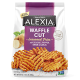 Alexia Waffle Cut Seasoned Fries with Sea Salt, Pepper, Onion & Garlic
